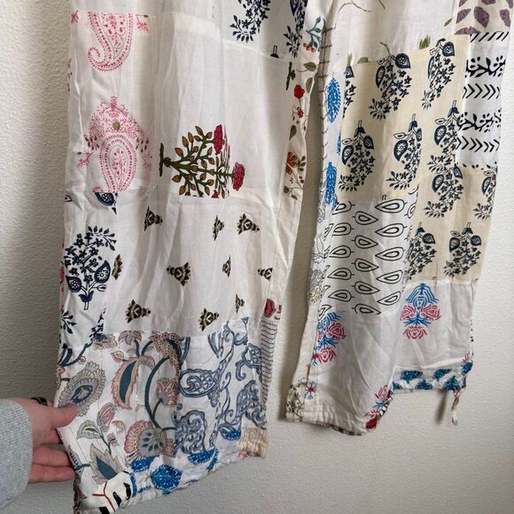 Jaded Gypsy Patchwork Bohemian Sunrise Pants Size L/XL - Picture 3 of 14